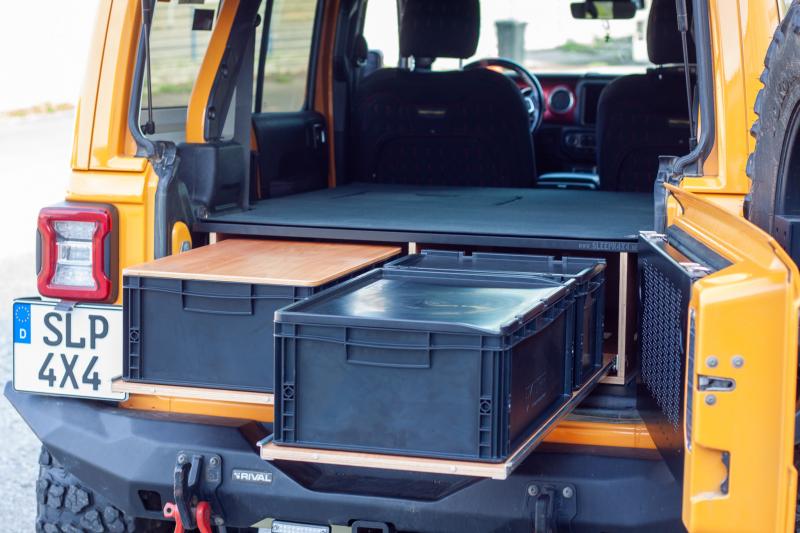 Jeep Wrangler JLU - Schlafausbau Sleeper